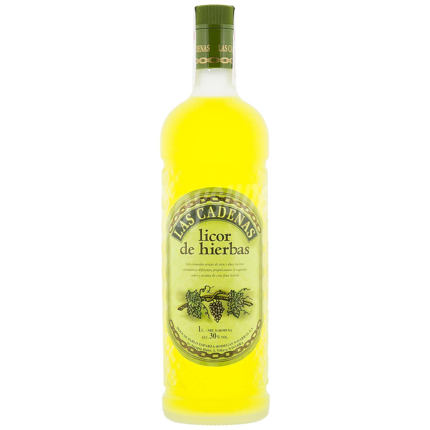 Licor de hierbas Las Cadenas