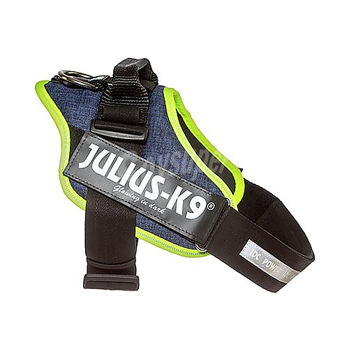 Julius K9 Arnés vaquero neón, para perros Talla Mini JULIUS-K9