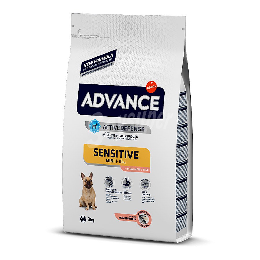 Advance Sensitive pienso para perros adultos minis con salmón y arroz