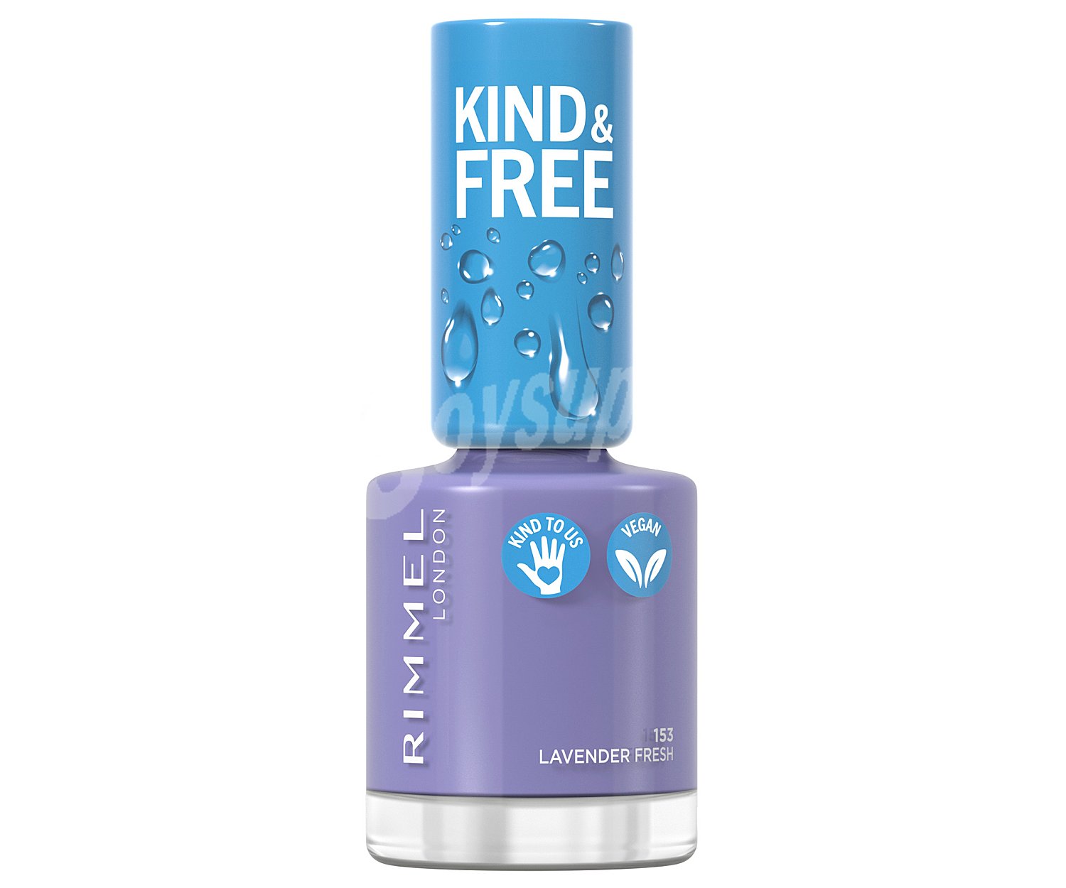 Rimmel Laca de uñas a base de plantas, tono 153 Lavender light rimmel Kind & free