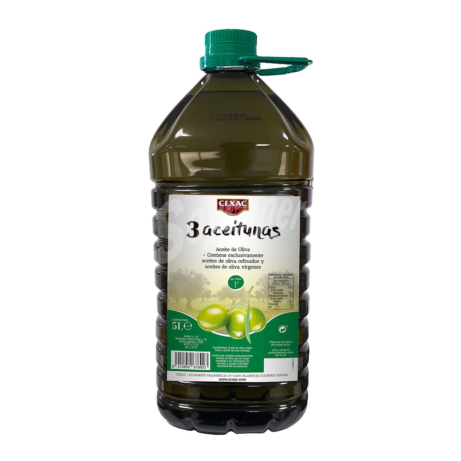 Aceite de oliva Cexac 3 Aceitunas