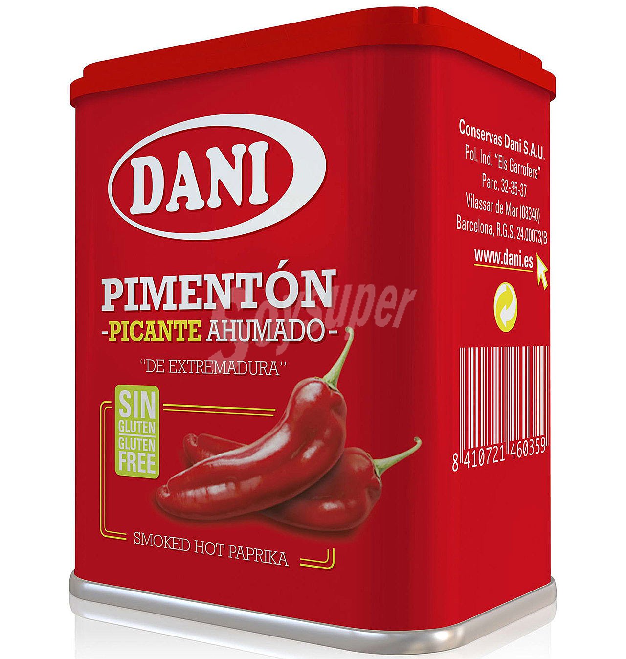 Pimentón picante ahumado dani