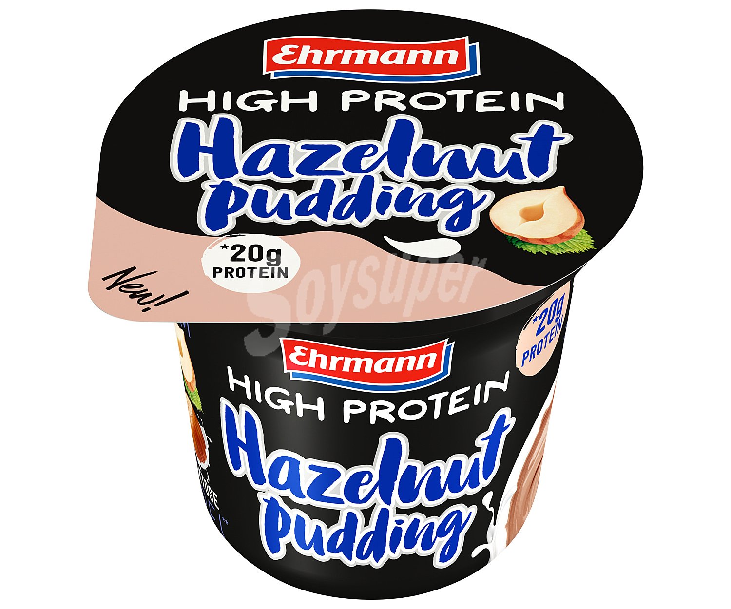 Ehrmann Pudding de avellanas, bajo en grasa y con alto contenido en proteínas ehrmann High protein 200 G