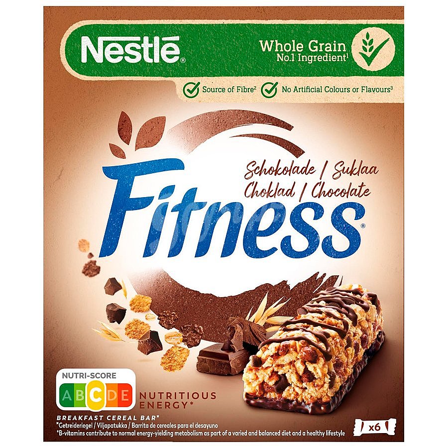 Nestlé Barritas de cereales Fitness chocolate