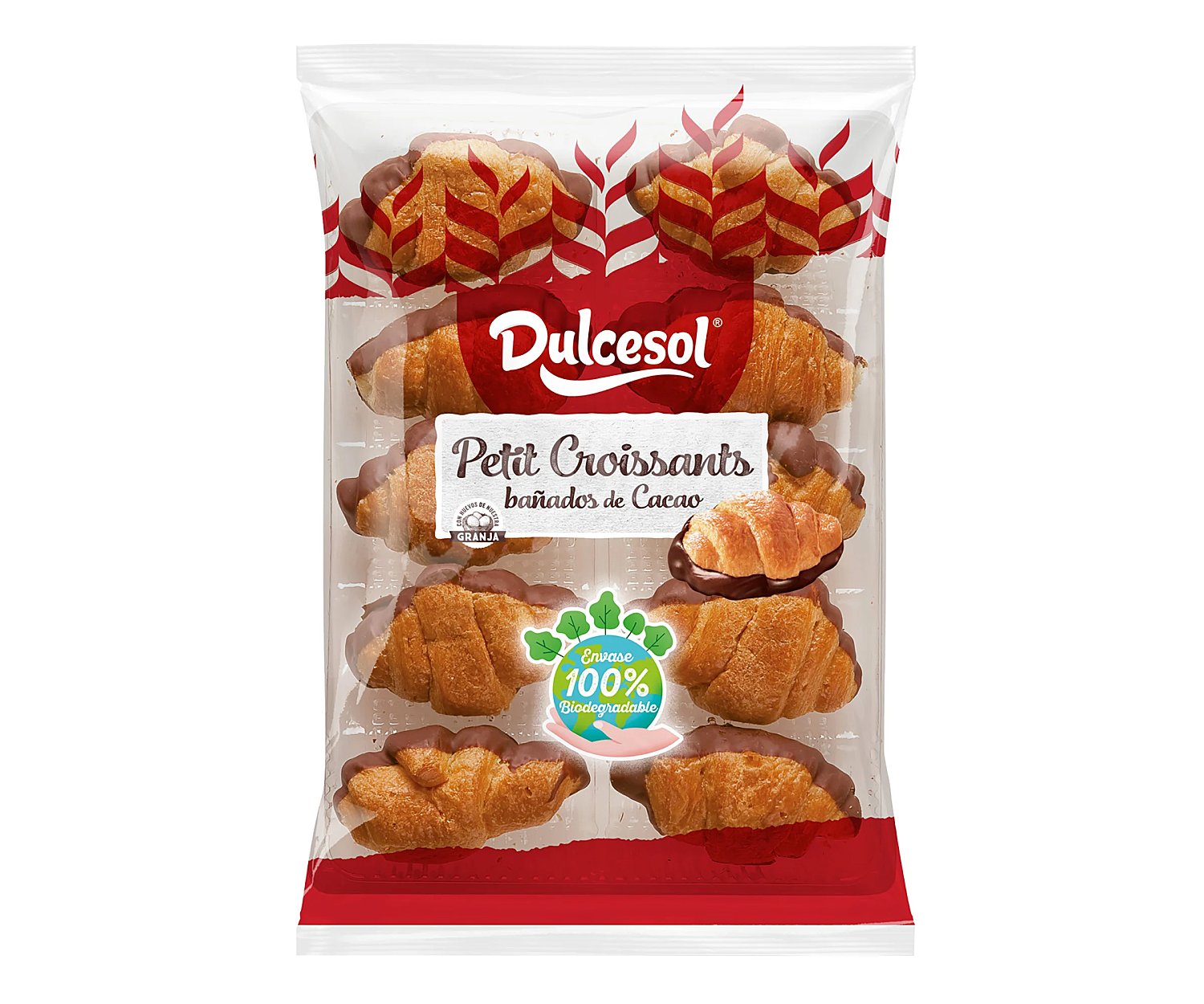 Dulcesol Petit Croissant Bañado Chocolate dulcesol