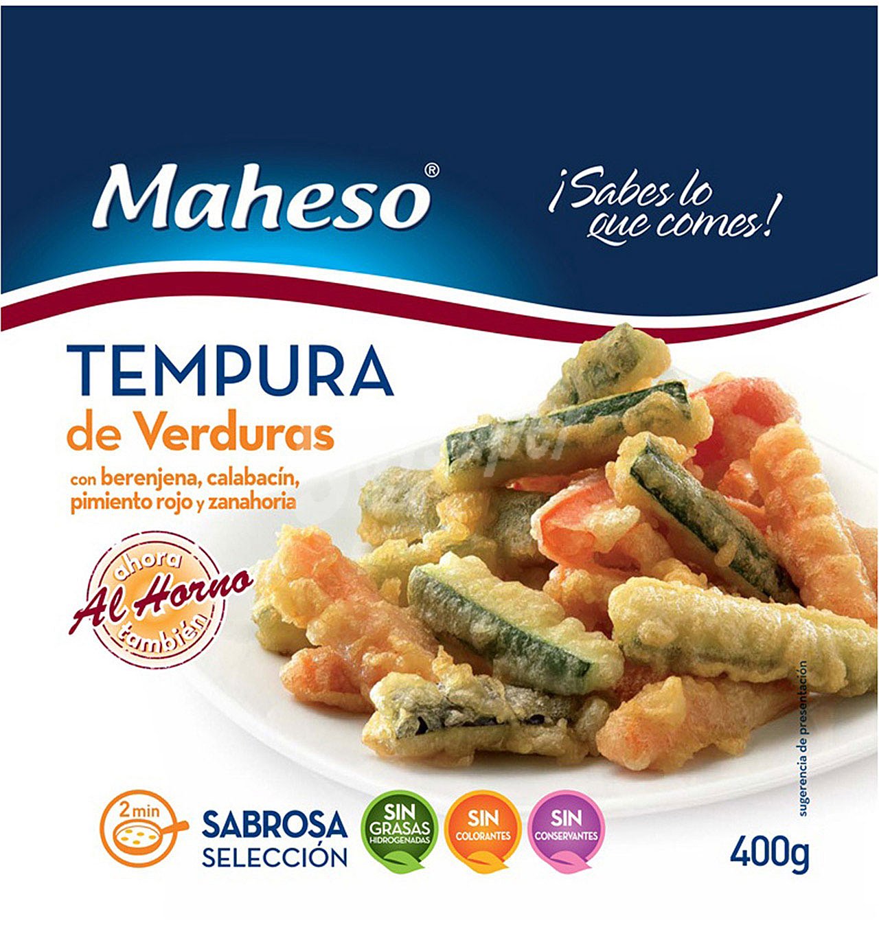 Tempura verduras