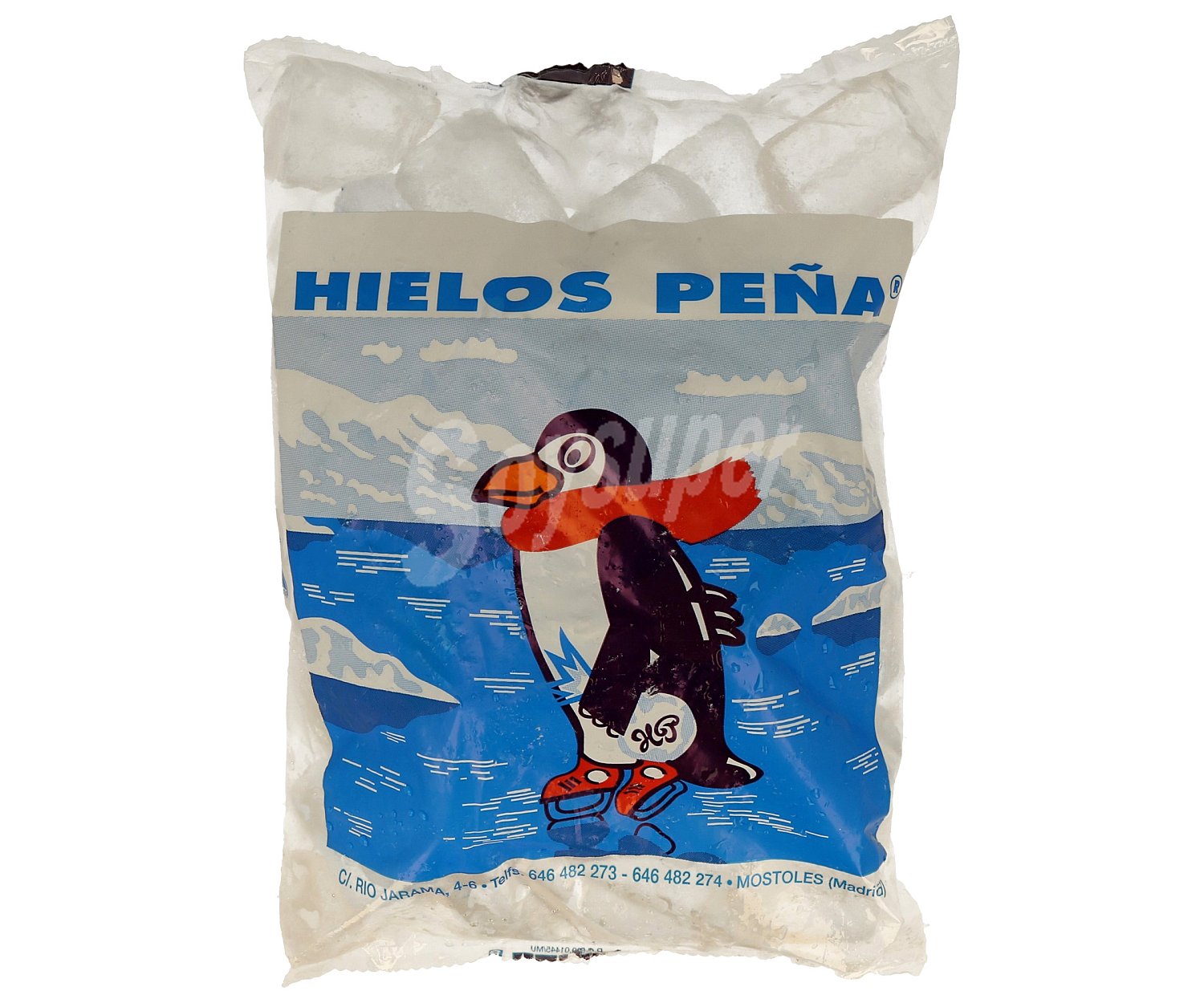 Bolsa de cubitos de hielo