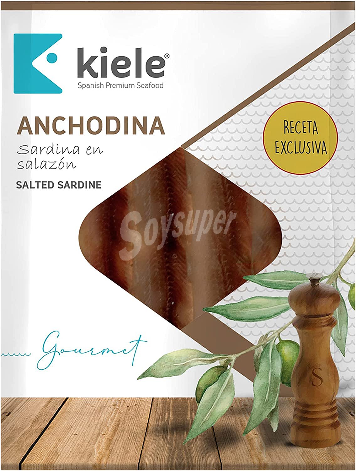 Filetes de sardina anchoada en salazón Kiele