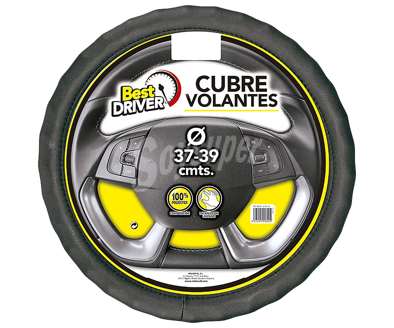 Cubre volante universal de 37 a 39cm driver