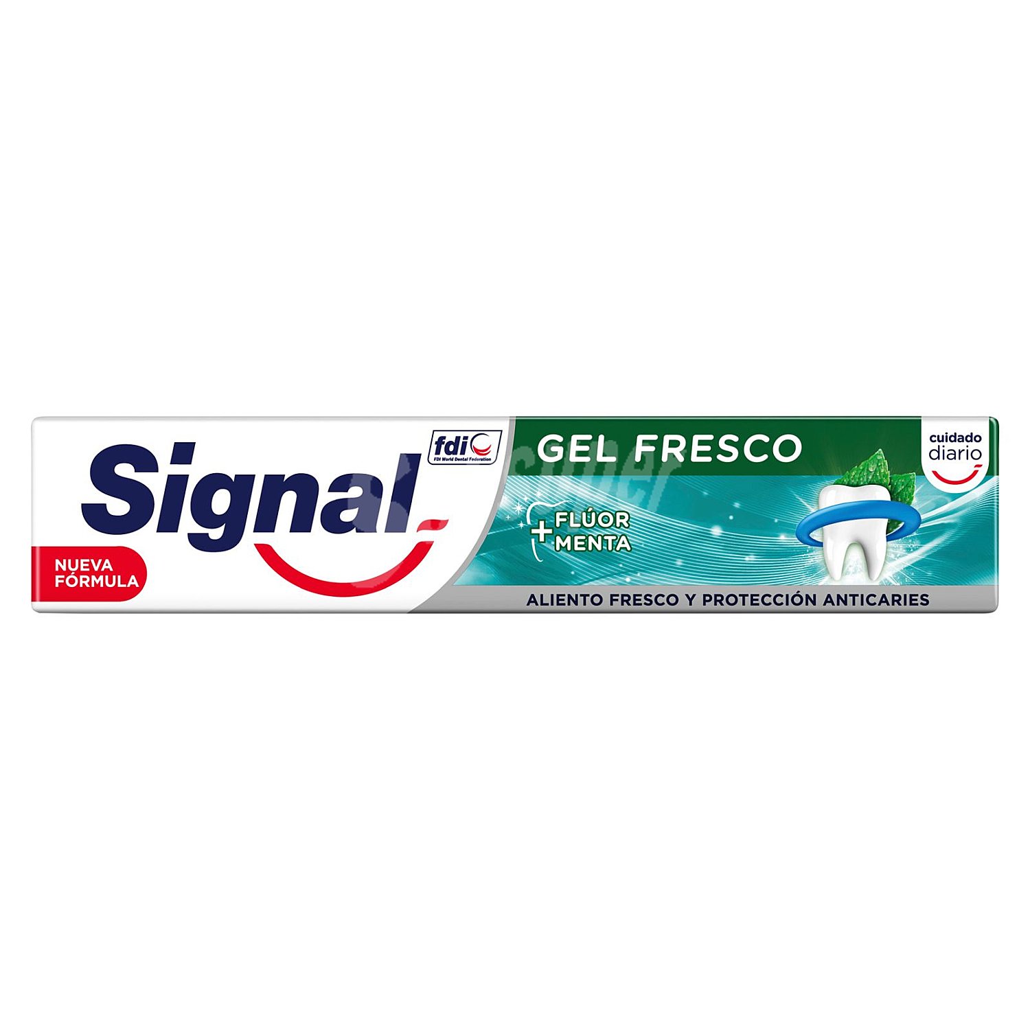 Signal Pasta de dientes en gel, con flúor y menta, con acción anticaries y aliento fresco signal Gel fresco