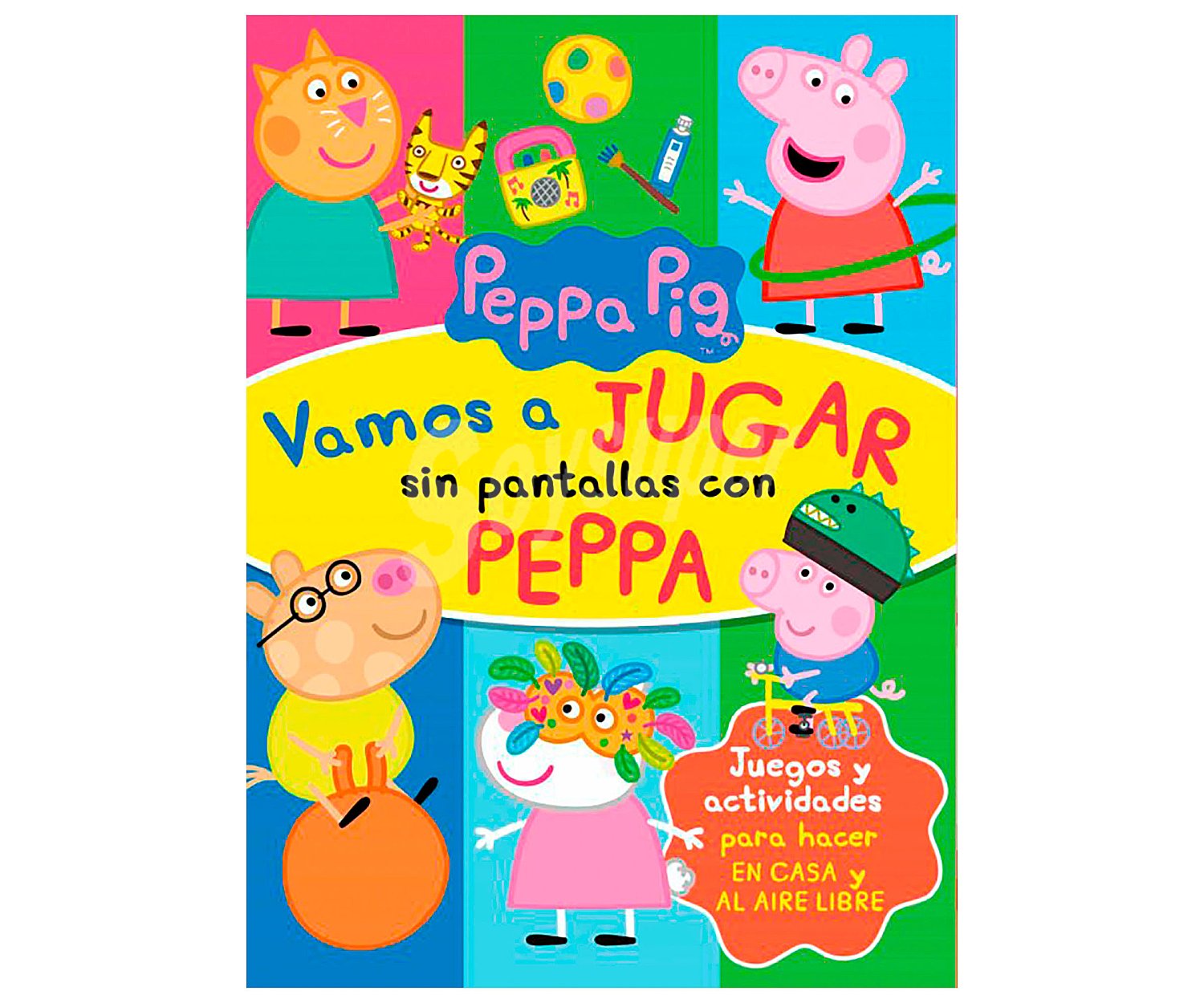 Vamos a jugar sin pantallas con Peppa Pig, VV. AA. Género: actividades, personajes. Editorial Beascoa.