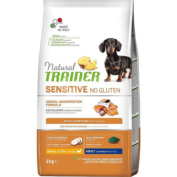 Sensitive No Gluten pienso para perros adultos de raza mini con salmón