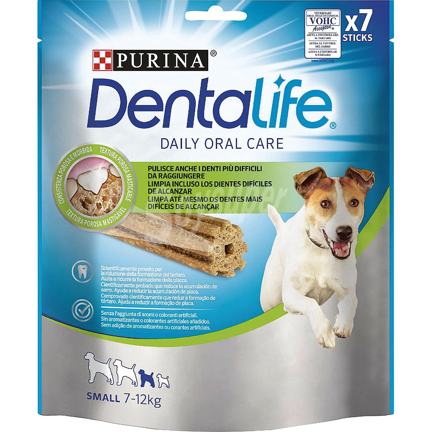 Snack dental para perros de raza pequeña, purina