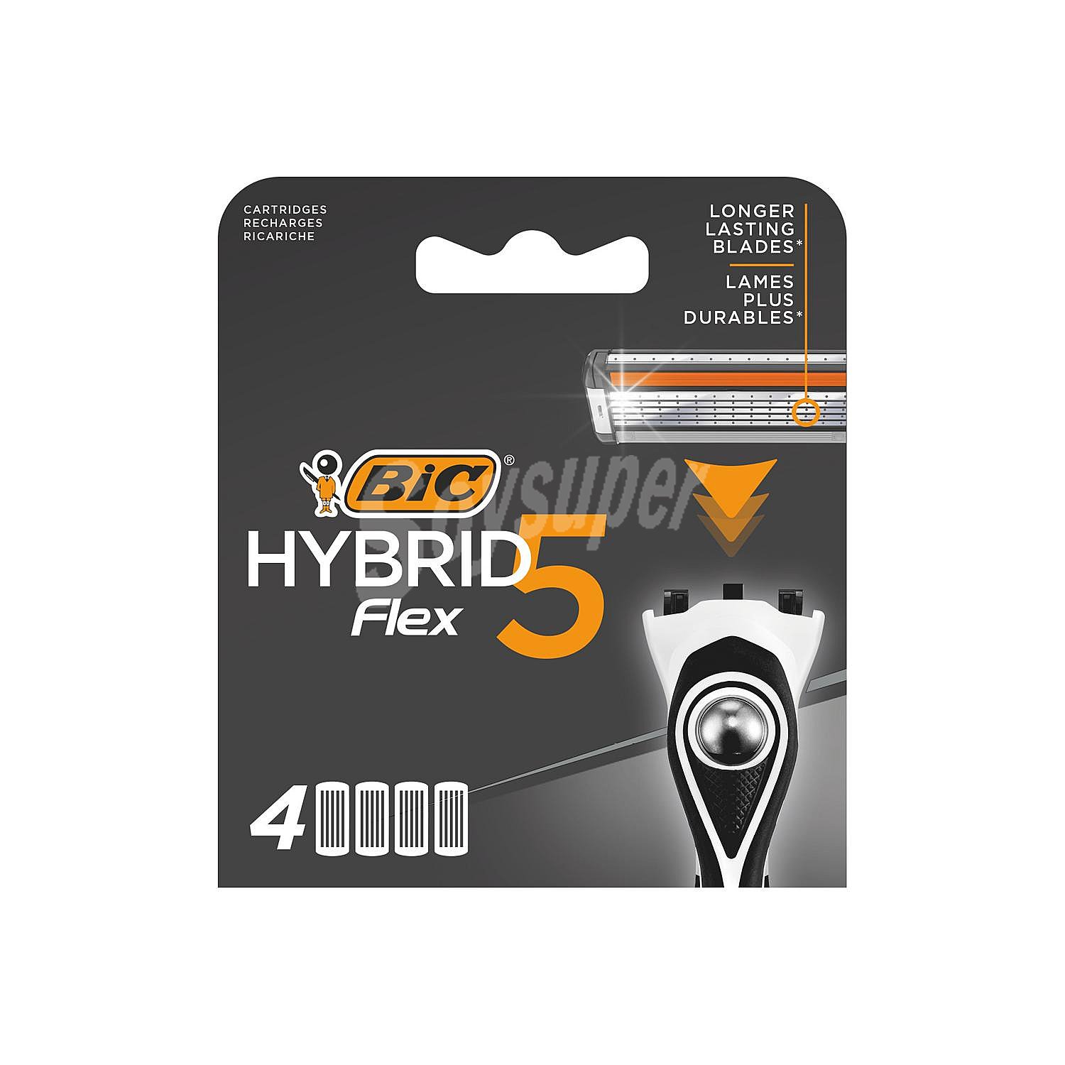 Recambios maquinilla Hybrid 5 Bic