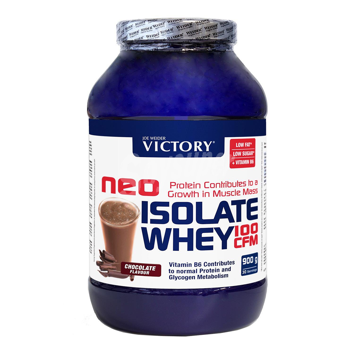 Proteína para aumento de masa muscular sabor chocolate Victory