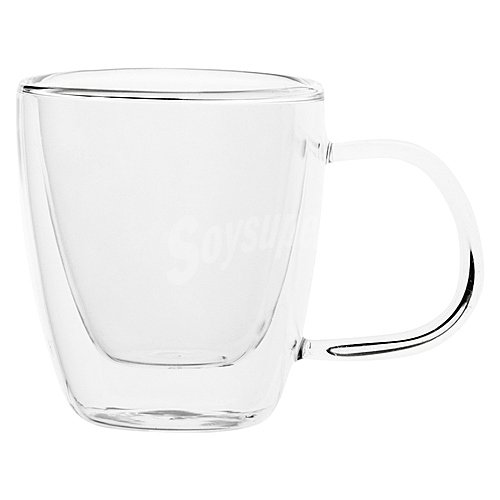 Taza de vidrio diseño de doble pared, , Serenia quid