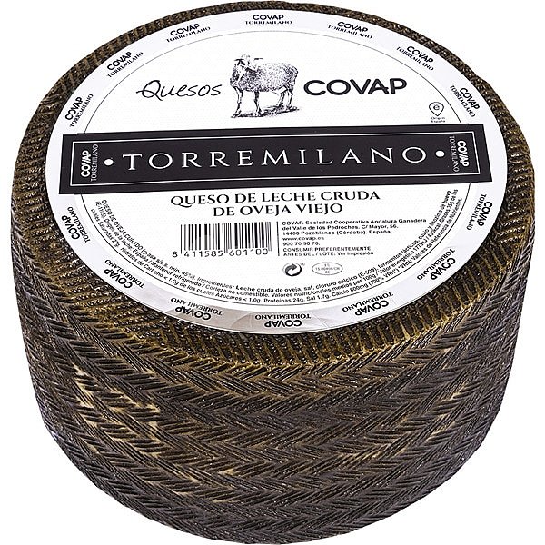 Torremilano queso curado puro de oveja elaborado con leche cruda peso aproximado pieza 3 kg