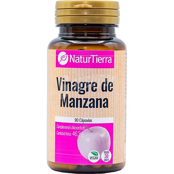 Vinagre de manzana normaliza el metabolismo de las grasas 90 cápsulas envase 180 g