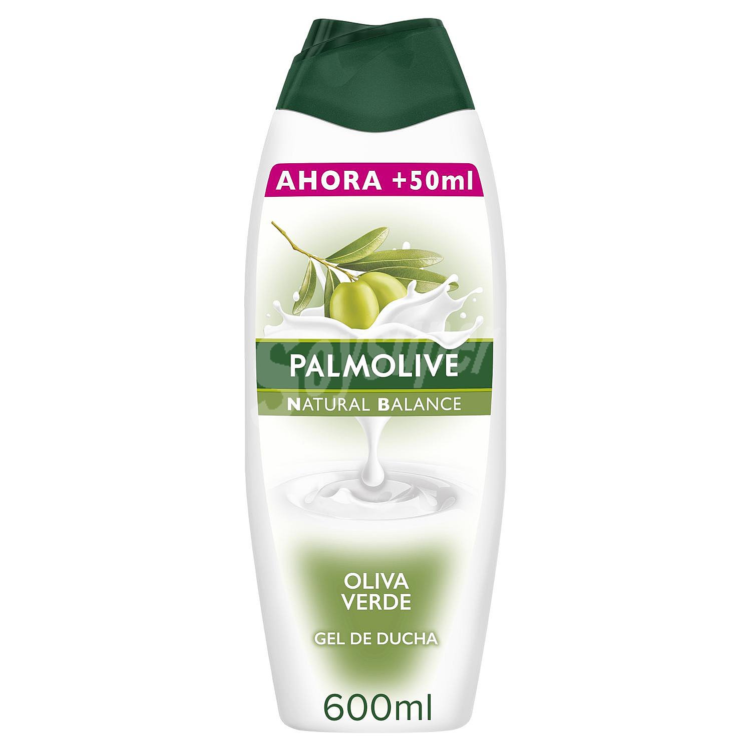 Gel de baño o ducha con textura crema, leche y extracto de oliva verde