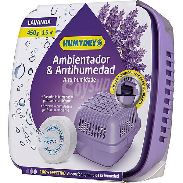 Antihumedad aroma lavanda aparato + recambio