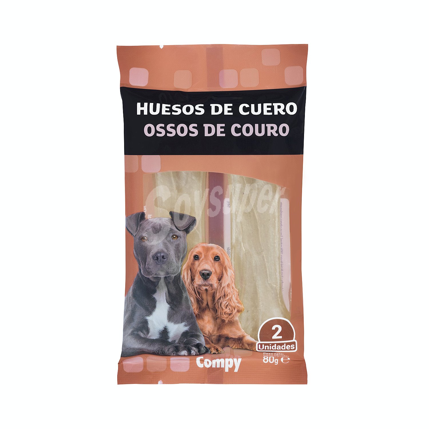 Comida perro hueso de cuero adulto razas medianas y grandes