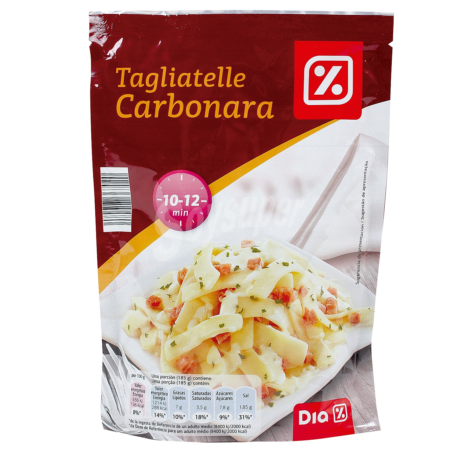 Tagliatelle carbonara Dia