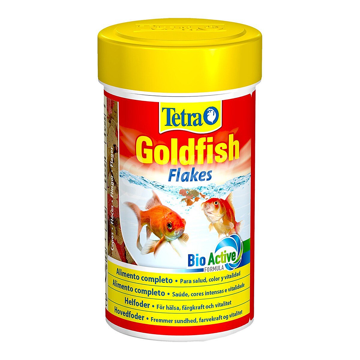 Goldfish alimento completo para peces en escamas