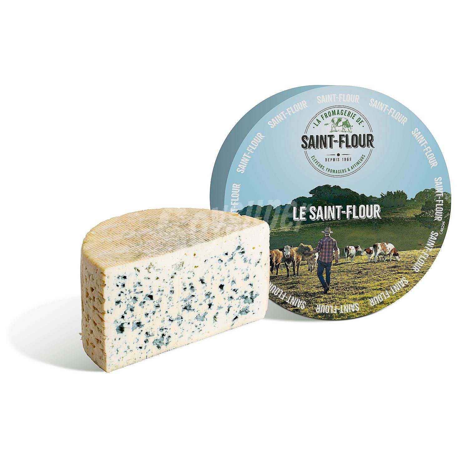 Queso azul de vaca madurado Saint Flour