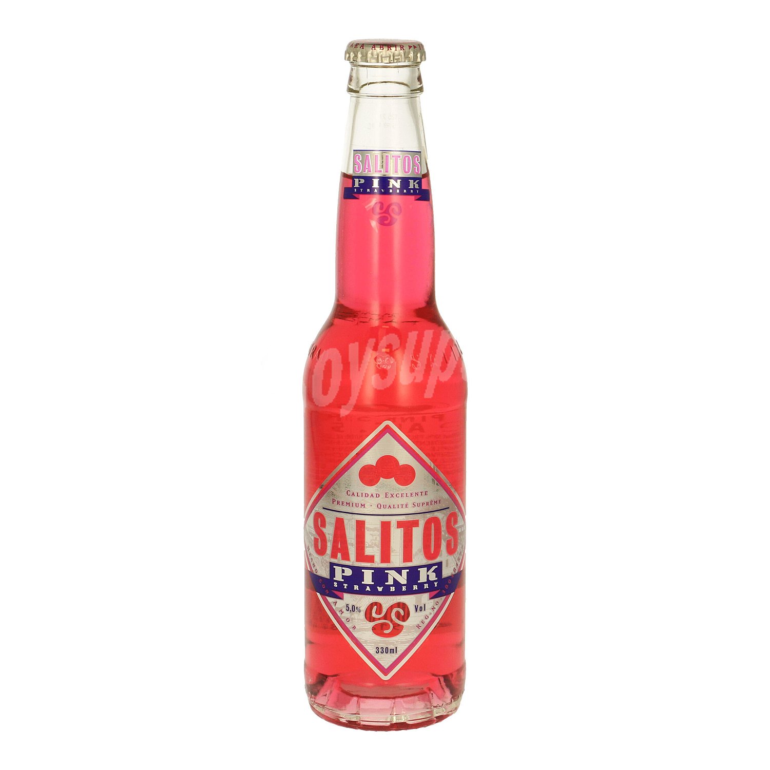 Cerveza especial pink botella 33 cl