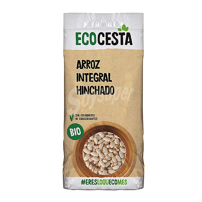 Arroz integral hinchado ecológico