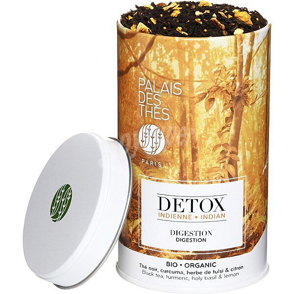 Té negro perfumado Detox Indian digestión ecológico