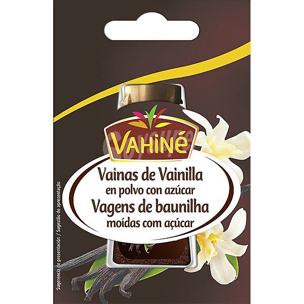 Vainilla azucarada en polvo vahine