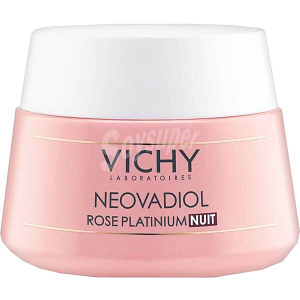 Vichy Crema de noche con calcio y azúcares vegetales con acción revitalizante y tonificante, especial pieles normales a secas vichy Neovadiol rose platinum