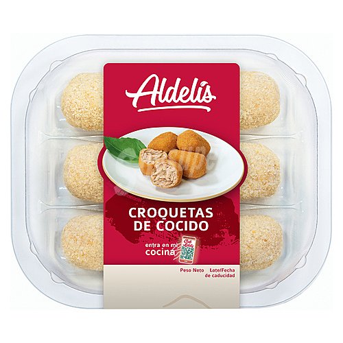 Croquetas de cocido, listas para freir y comer aldelís