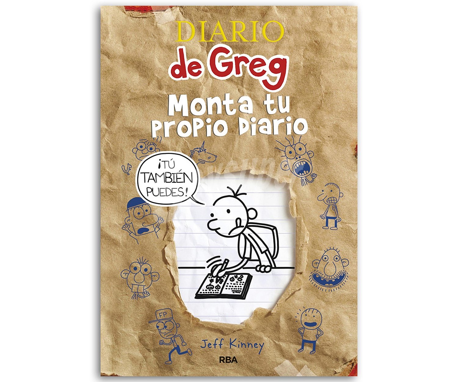 Diario de Greg, monta tu propio diario, jeff kinney, género: infantil, editorial: RBA