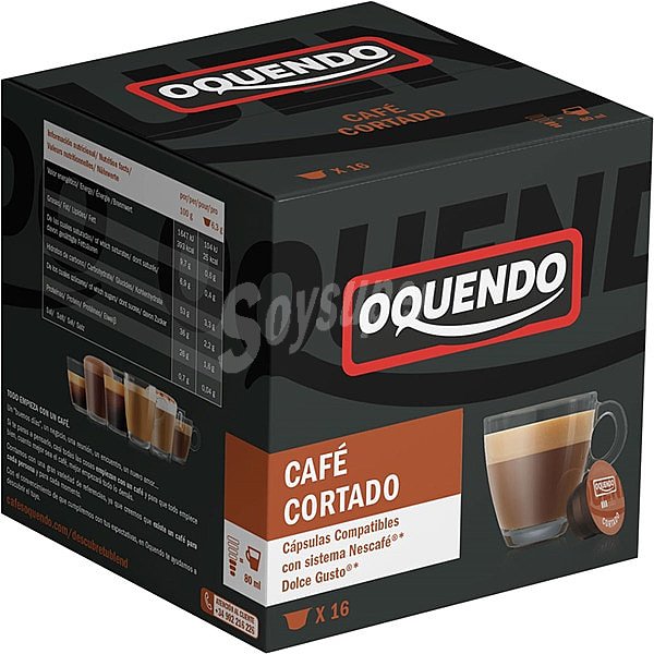 Café cortado compatibles con máquinas Dolce Gusto