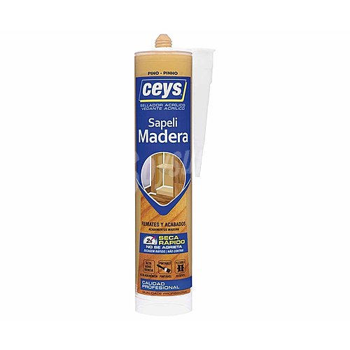 Sellador para madera en color pino para remates y acabados con secado rápido, ceys