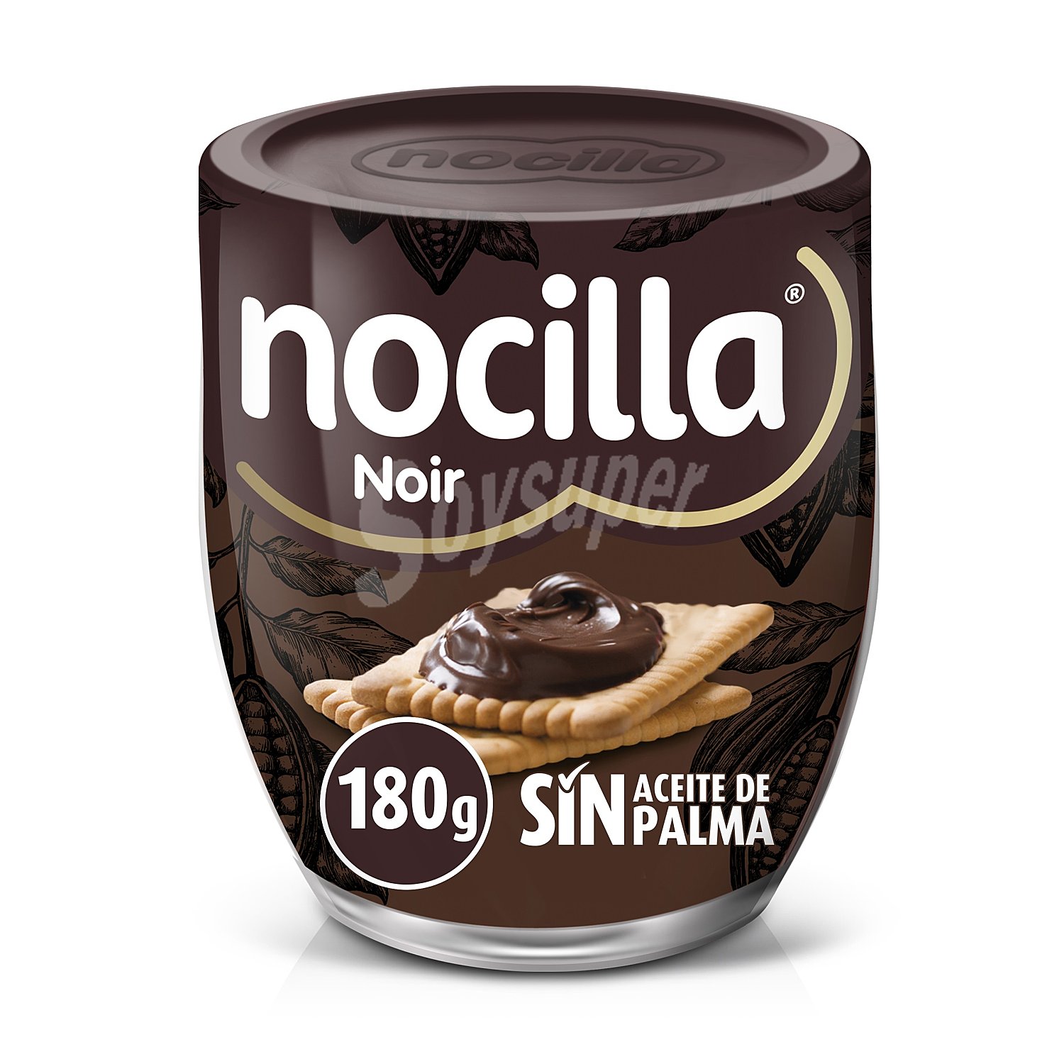 Crema de cacao noir vaso 180 gr