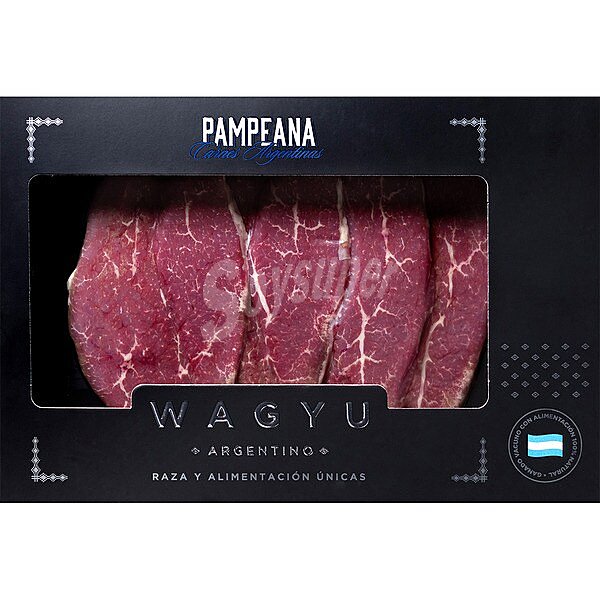 Escalopin de vacuno de raza Wagyu argentino peso aproximado