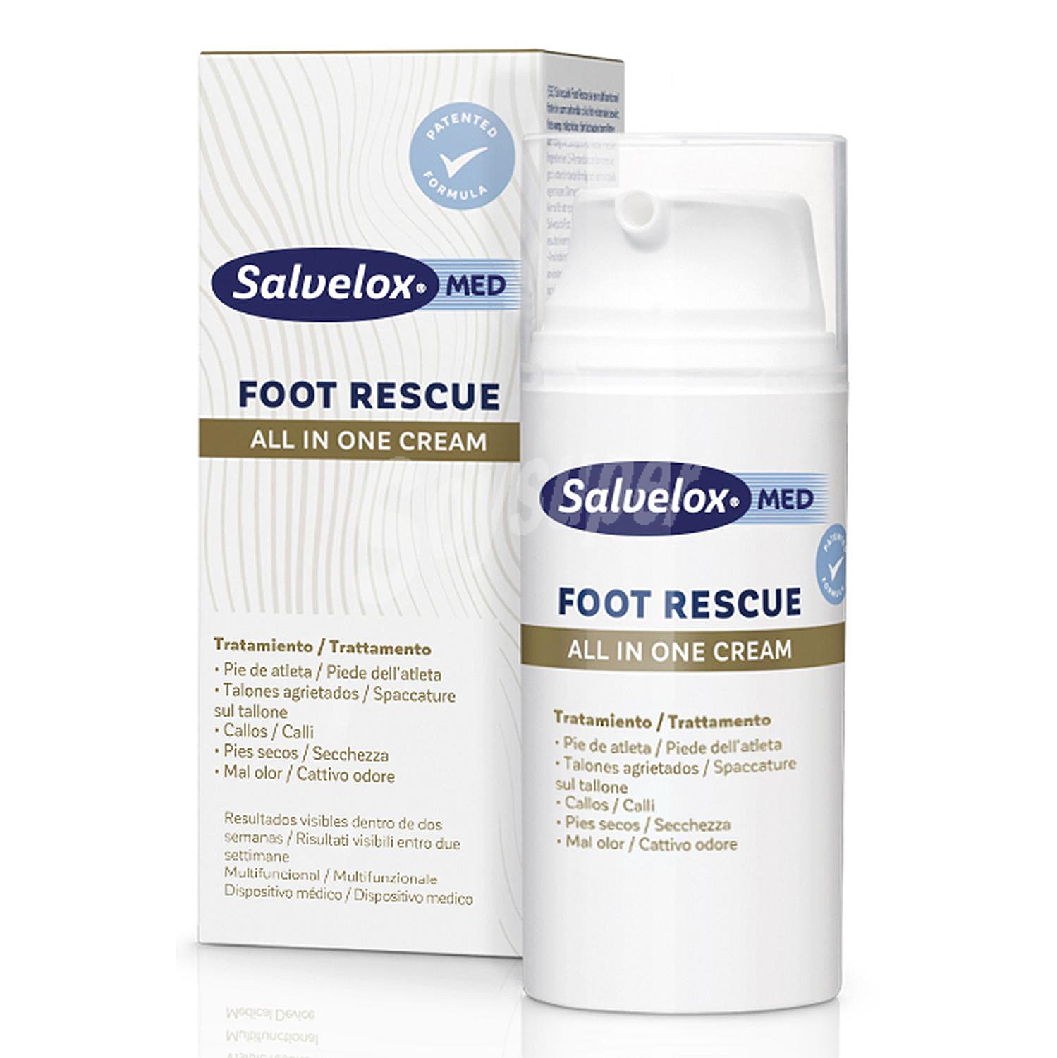 Crema para pies todo en uno Foot Rescue All In One Cream Salvelox