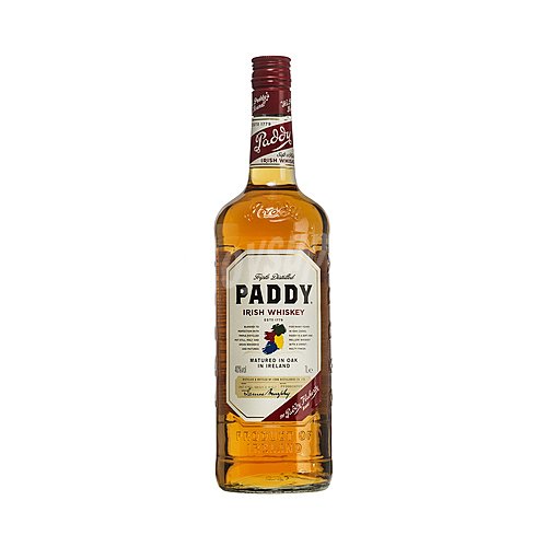 Paddy Whiskey blended Irlandes con triple destilación paddy botella