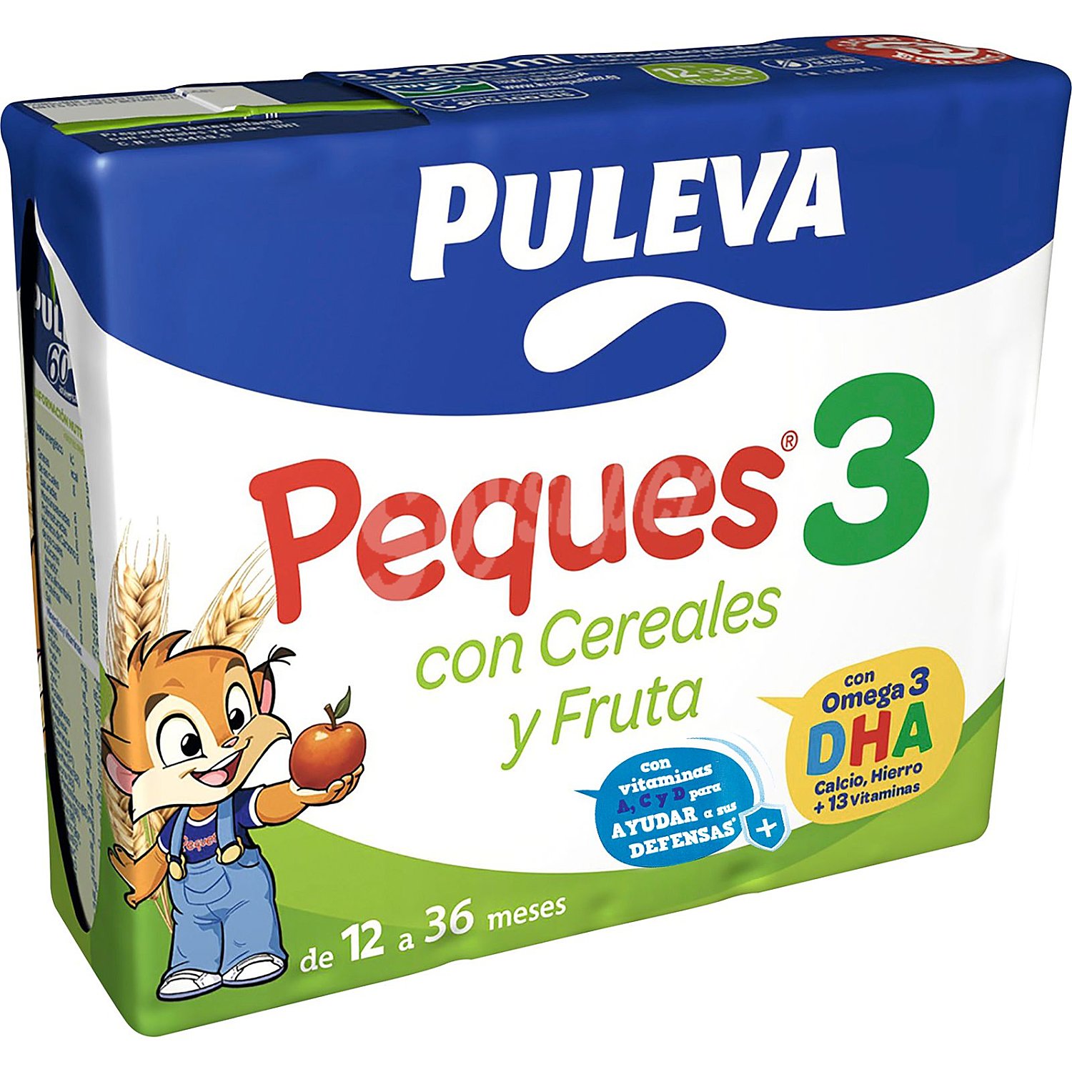 Leche crecimiento Peques cereal-fruta puleva 3