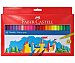 Pack de 50 rotuladores punta de fibra, faber-castell.