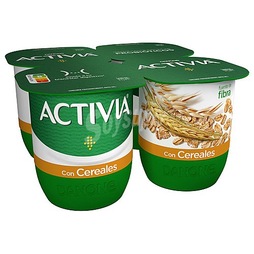 Activia Bífidus sabor natural con cereales activia de Danone