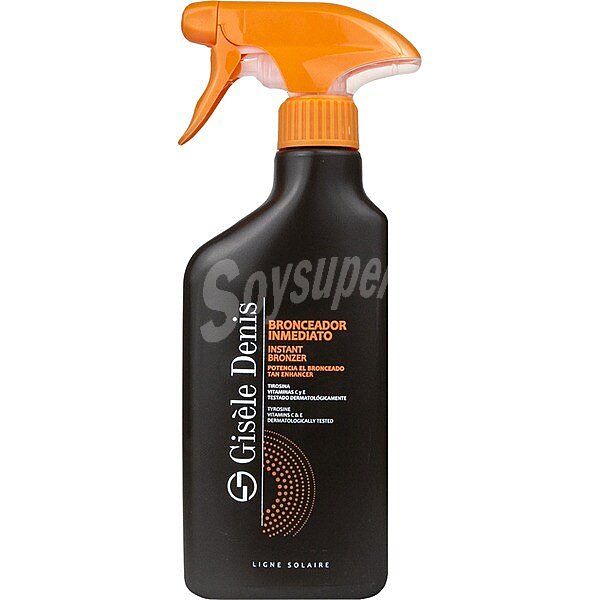 Spray bronceador inmediato con vitamina E y C