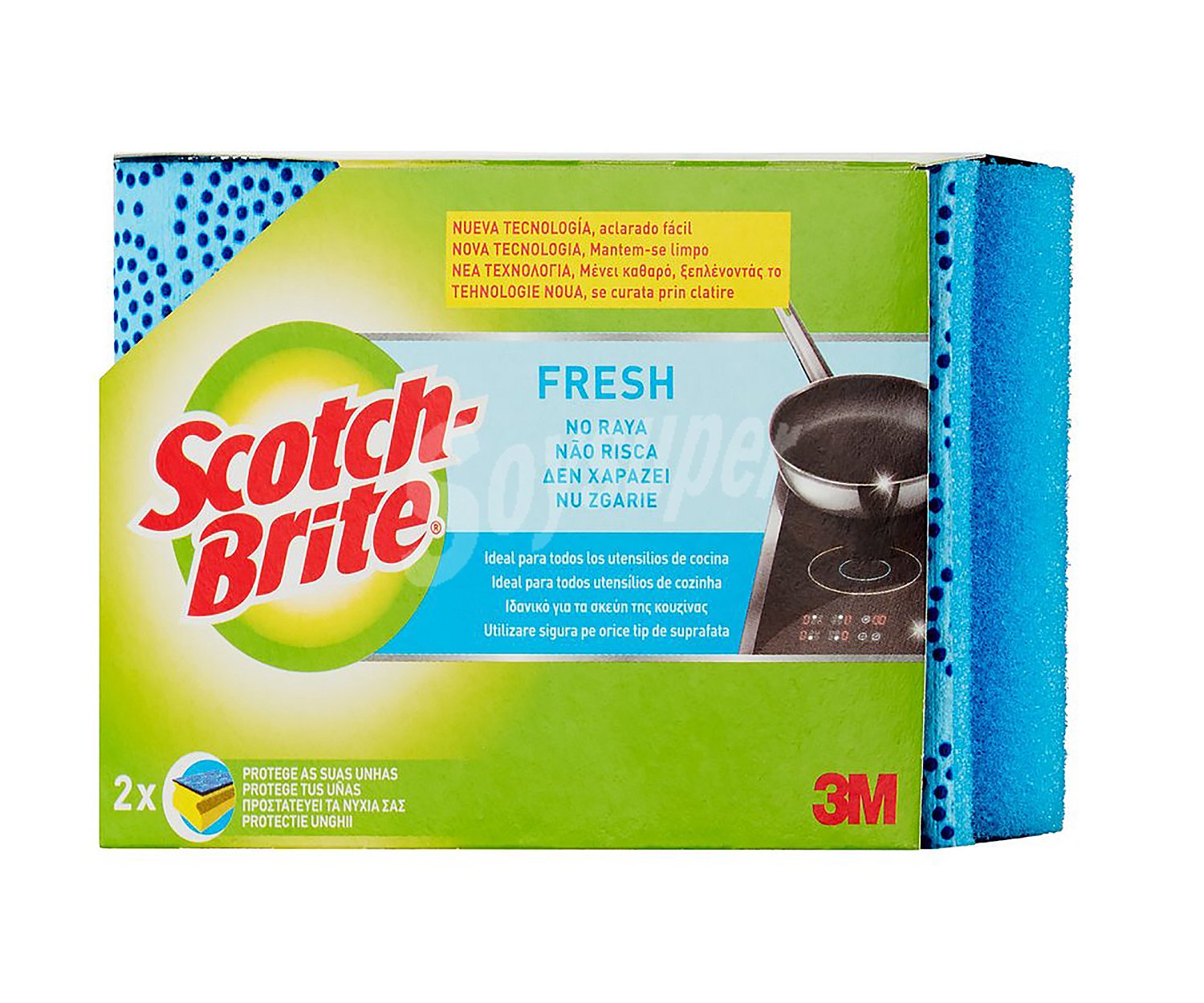 Scotch-brite Estropalo salvauñas, no raya scotch-brite fresh