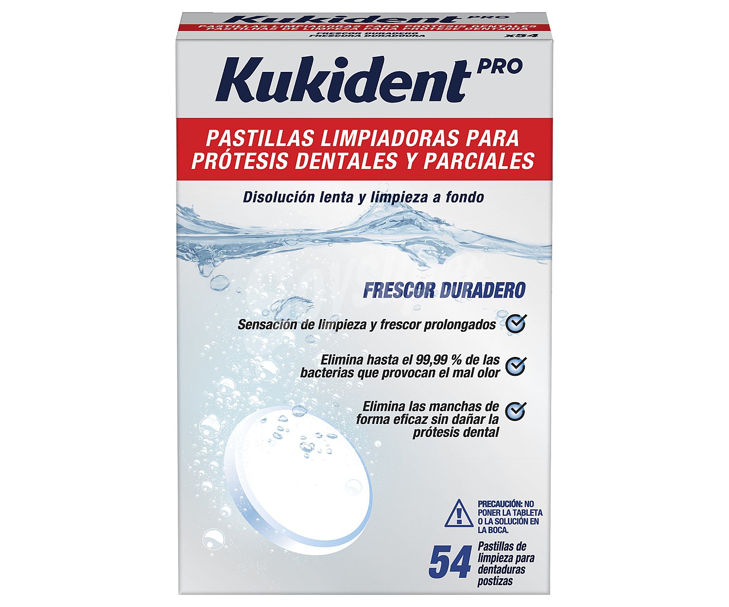 Kukident Limpiador para prótesis dentales totales y parciales kukident Pro