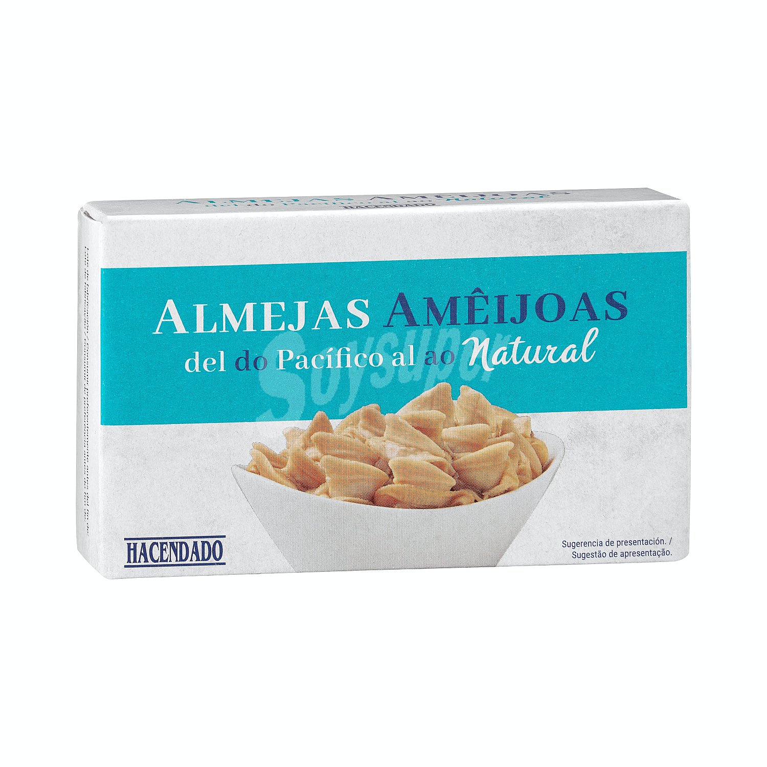 Almejas del pacifico al natural