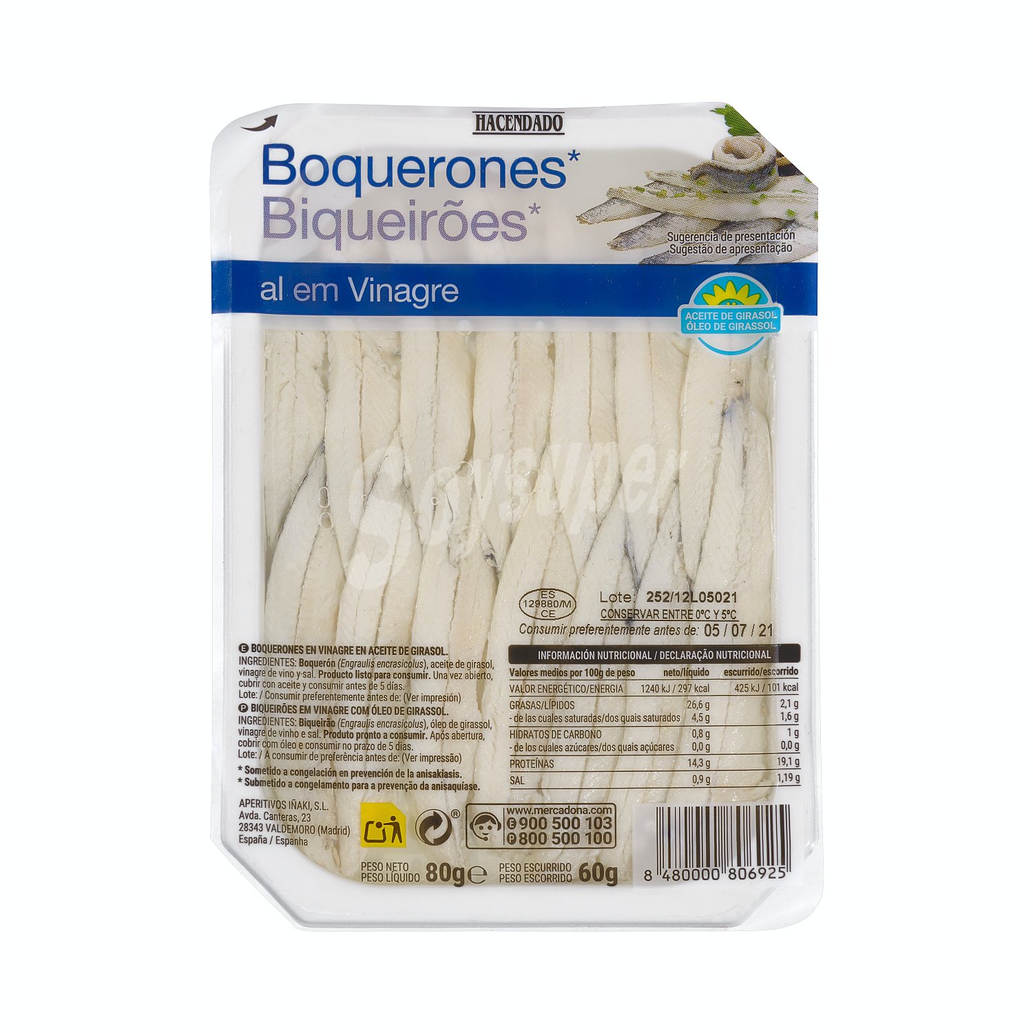 Boquerones al vinagre