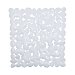 Alfombrilla de baño antideslizante color blanco 54X52CM. actuel